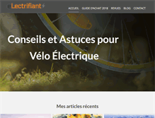 Tablet Screenshot of electrifiant.com